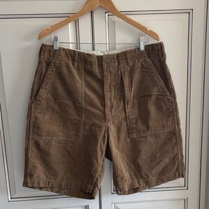 Engineered Garments Fatigue Corduroy Shorts Cotton Tan Mens Size Medium